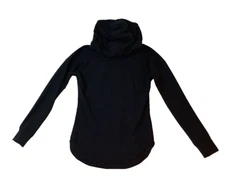 Calia by Carrie Underwood Funnel Neck Black Hoodie Sweatshirt Womens Size S