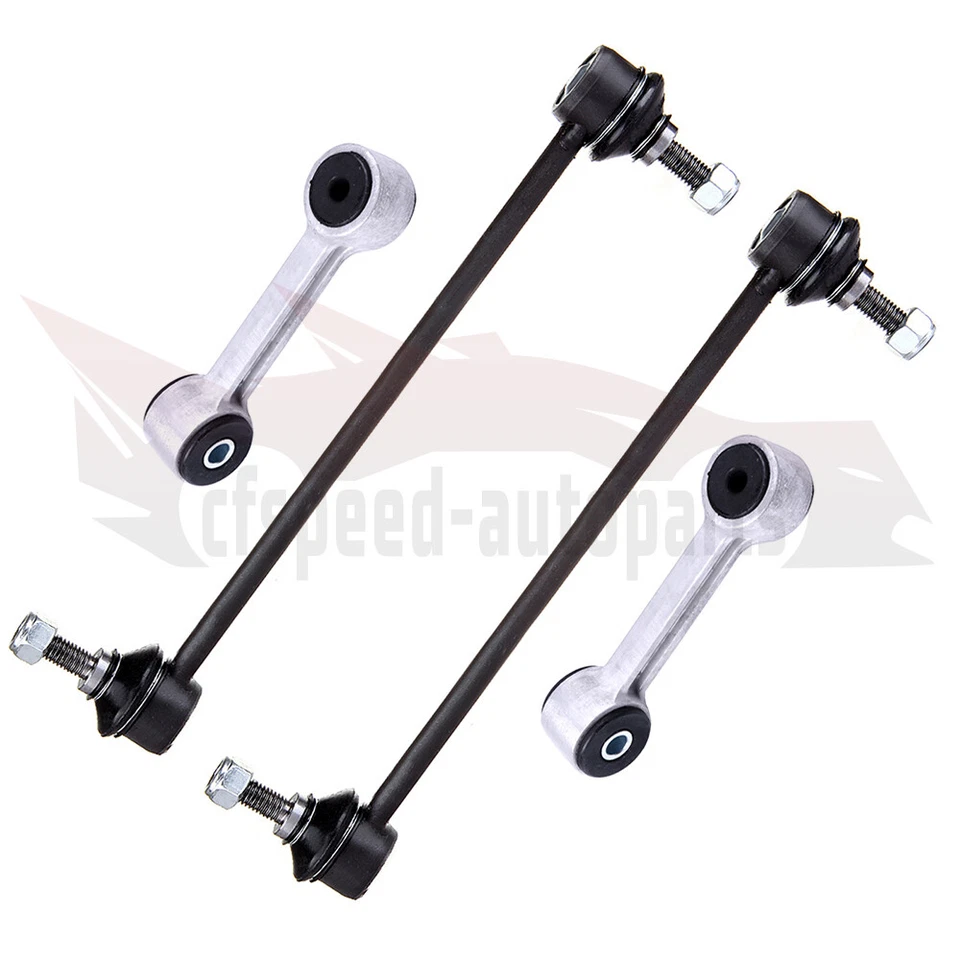 4PCS Front Rear Sway Bar End Link For BMW 323i 1999-2000 325i 330i 2001-2005 - Image 4 of 4