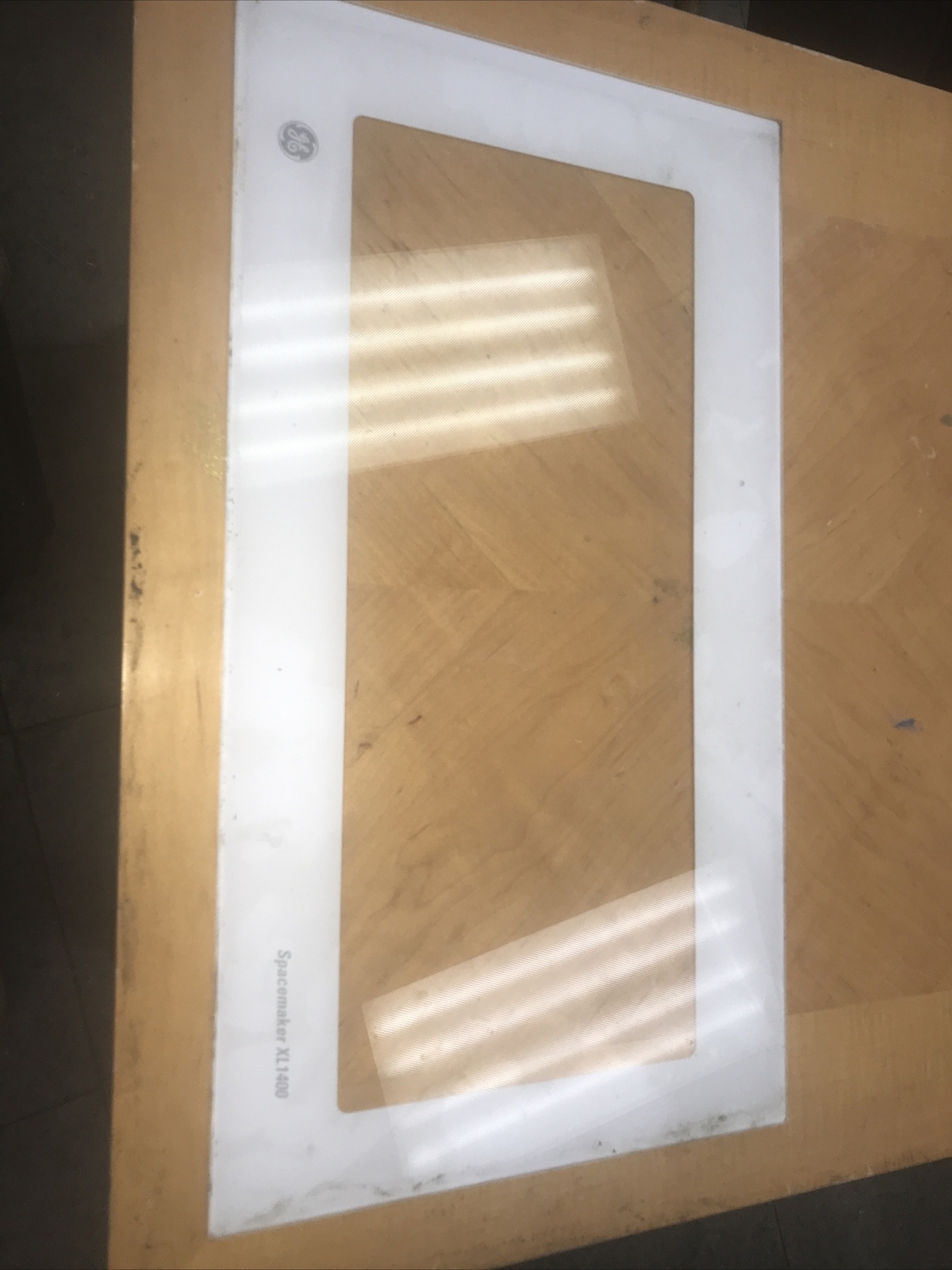 Microwave Ge Spacemaker Xl1400 Door Glass eBay