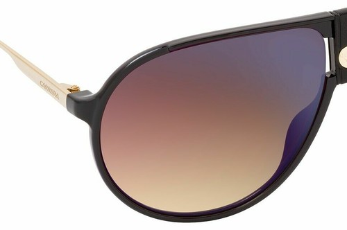 Carrera Sunglasses 1034/S Black Gold Frame Brown Shaded Blue Mirror 02M2 2M2 New - Picture 5 of 6