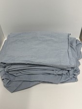 Pottery Barn Kids Chambray Solid Sheet Set Chambray Blue Size Full 4pc Set VGC