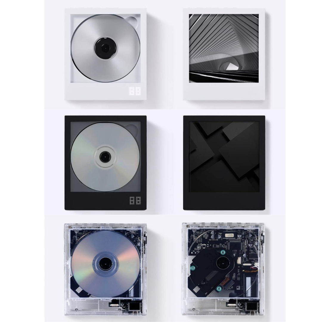 【km5】Instant Disk Audio-CP1 White Amazon.com: Bluetooth CD Player Instant Disk Audio-CP1(White