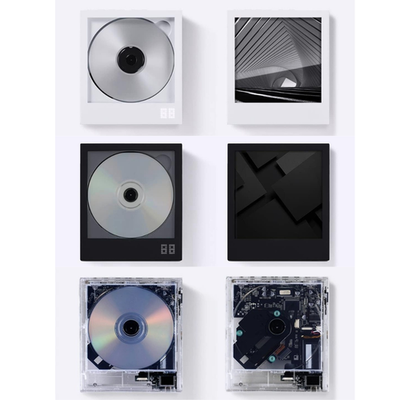 KM5 Bluetooth CD Player Instant Disk Audio CP1 White/Black