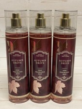 Bath  Body Works Autumn Drive 8oz Fine Fragrance Mist x3