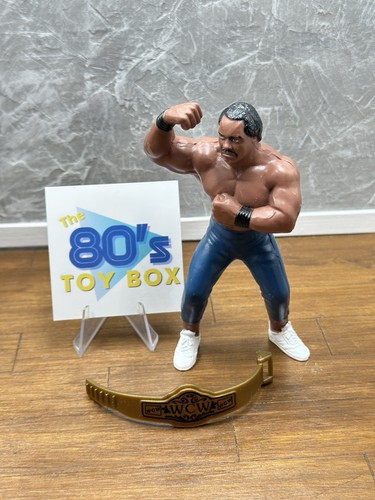 Ron Simmons Wrestling WCW 1990 Galoob Vintage Acti...