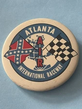 NASCAR 1960s Atlanta International Raceway Button 2.25” HTF 