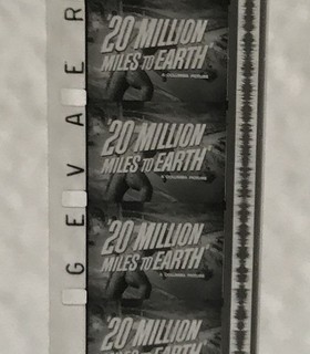 EXC 16mm 20 MILLION MILES TO EARTH THEATRICAL TRAILER RAY HARRYHAUSEN SF 1957