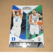 Panini Contenders Legacy Insert Jayson Tatum #25 Basketball Celtics Duke