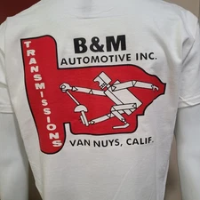 Vintage RACE/GASSER/DRAG T-shirt B&M TRANSMISSIONS