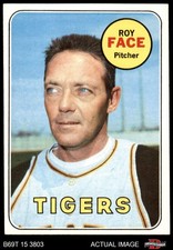 1969 Topps #207 Elroy Face Tigers 6 - EX/MT