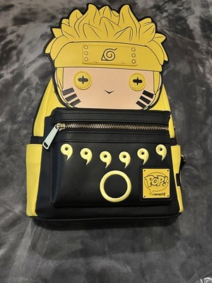 Loungefly POP! Naruto Six Paths Sage Mini Backpack in vegan leather. NWT. 