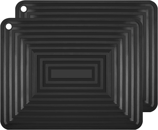 Topf Untersetzer 2Pcs Silikon Topflappen Topfuntersetzer SpüLmaschinenfest Hitze-image
