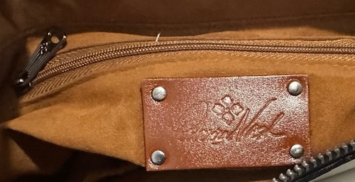Patricia Nash Lyon Medium Leder Umhängetasche Crossbody Weiß - Bild 14 von 16