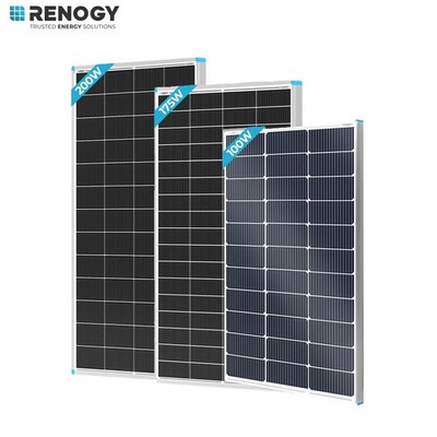 RENOGY Solarmodul 100175200W Monokristallin Solarpanel 16BB N-typ 25%HochEffizie