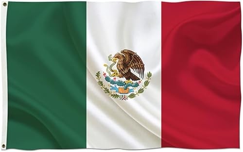 Bandiera Del Messico Di Tessuto Con Copyspace Per Il Vostro Testo Su Fondo Bianco Illustrazione - Foto 11