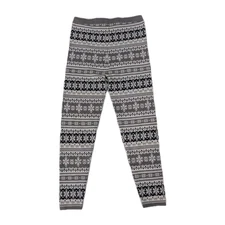 Forever 21 Womens Sz L Winter Snowflake Theme Knit Sweater Leggings Warm 