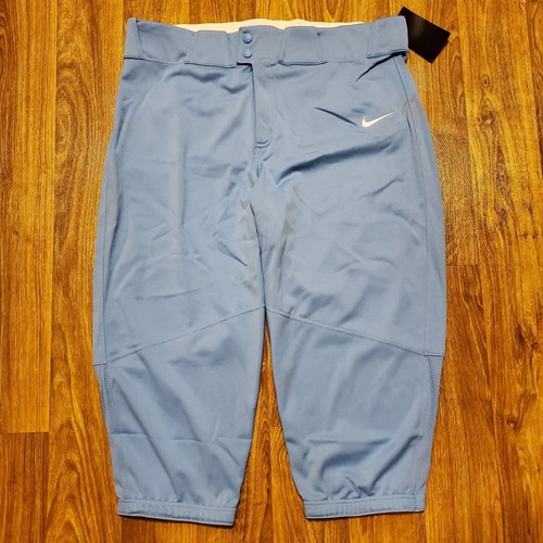 Nike Team Vapor Baseball Pants Men XL Carolina Blue BQ5400-448 New - Picture 2 of 7