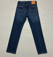 Levi's 505 Jeans Men's 31x32 Blue Regular Fit Stretch Denim Straight Leg