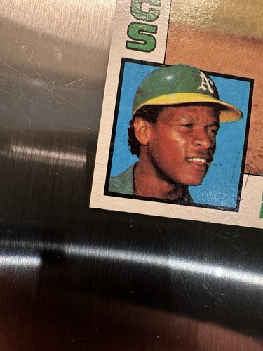 1984 Topps Rickey Henderson. Set Break. Nm Better - Picture 5 of 5
