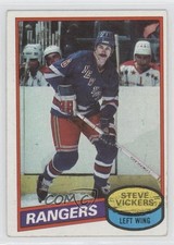 1980-81 Topps Scratched Steve Vickers #23 0d2