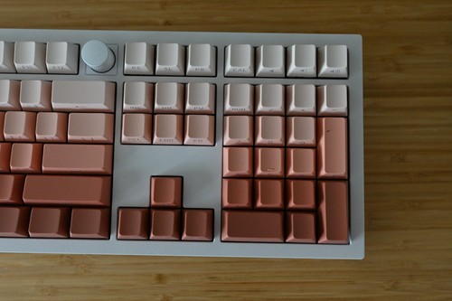 Backlit Pink Red Gradient Side Print Keycap Set for Mechanical Keyboard - Afbeelding 10 van 19