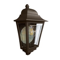 AußEnlampe Wandleuchte Rustikal E27 IP44 H: 32,5 Cm Aluminium In Bronze Gracie