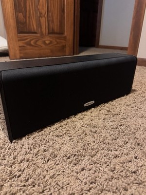 Polk Audio CS10 Center Speaker Empty Cabinet, Black Gloss Sides