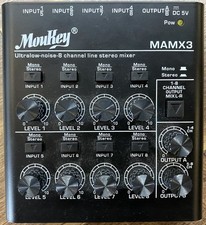 Moukey MAMX3 8 Channel Line Mixer