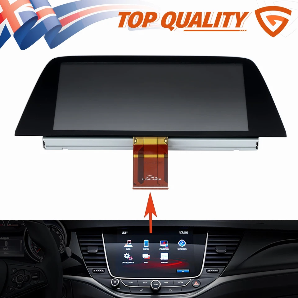 8" LCD Touch Screen Display For Vauxhall Astra K 2015-2020 LQ080Y5DZ10 39042448