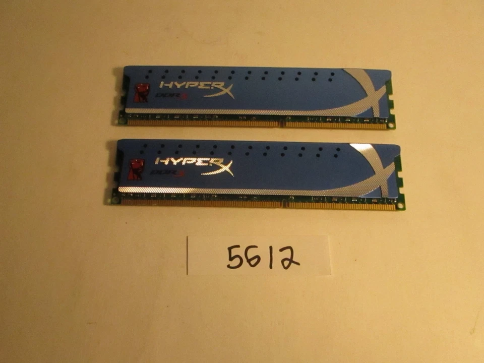 Kingston 2x2GB DDR3 1600MHz PC3-12800 KHX1600C9D3K2/4GX Desktop Memory RAM (5612 - Image 2 of 2