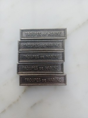 5 barettes agrafes Médaille Mission D Assistance Exterreure
