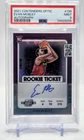 2021-22 Contenders Optic EVAN MOBLEY Rookie Ticket Auto RC #138 PSA 9 Low Pop