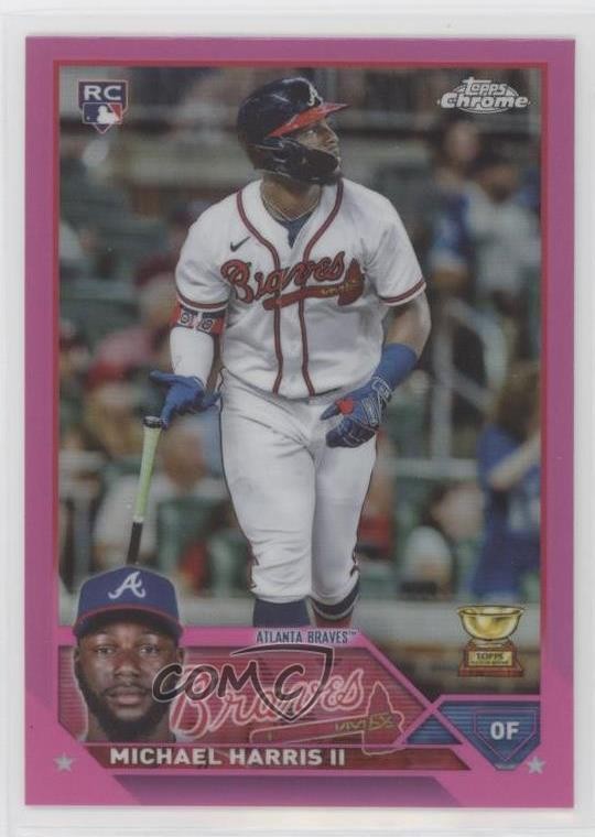 2023 Topps Chrome Pink Refractor Michael Harris II #79 0y1d