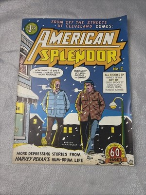 AMERICAN SPLENDOR - Harvey Pekar - R. Crumb - Issue  #2 - 1st Printing - 1977