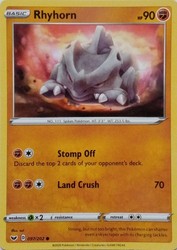 Rhyhorn 097/202 Sword & Shield Base Set