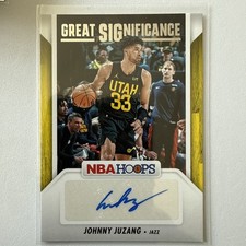2024-25 Panini Nba Hoops - Great Significance Johnny Juzang #GS-JJJ (AU)