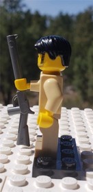 LEGO Jake Raines Minifigure pha009 Pharaoh's Quest w/ Rifle 7325 7327 7305 30091