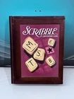 Scrabble Game by Parker Brothers Bookshelf Wooden Vintage Edition