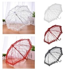 Kids Decor Lace Wedding Umbrella Dia 20inch for Stage Performance Accessory
