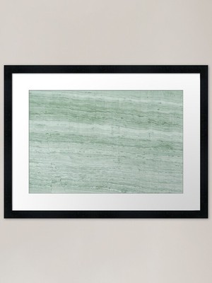 Gerahmter Kunstdruck aus grünem Marmor gerahmtem Wandbild Poster Leinwanddruck Bild