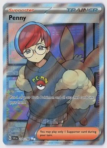 Penny 239/198 Scarlet & Violet Base Set Ultra Rare Holo Full Art Trainer