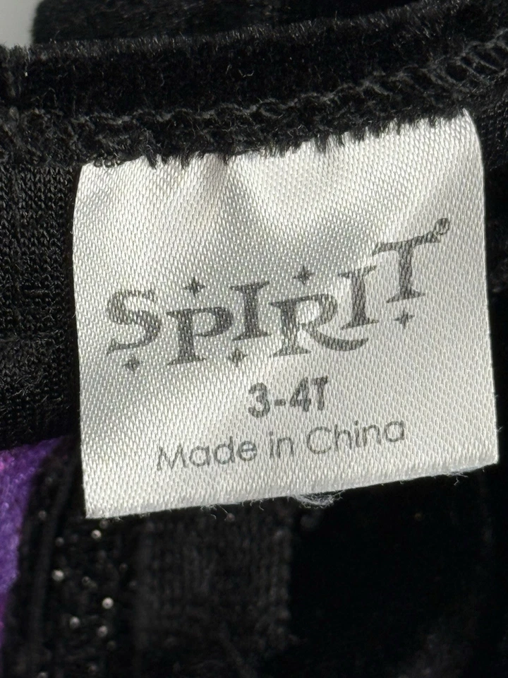 Super Cute 3-4 Toddler Black/purple Witch Costume Dress Only - Image 3 of 4