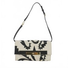 ETRO Leather Patchwork Shoulder Bag Handbag C...