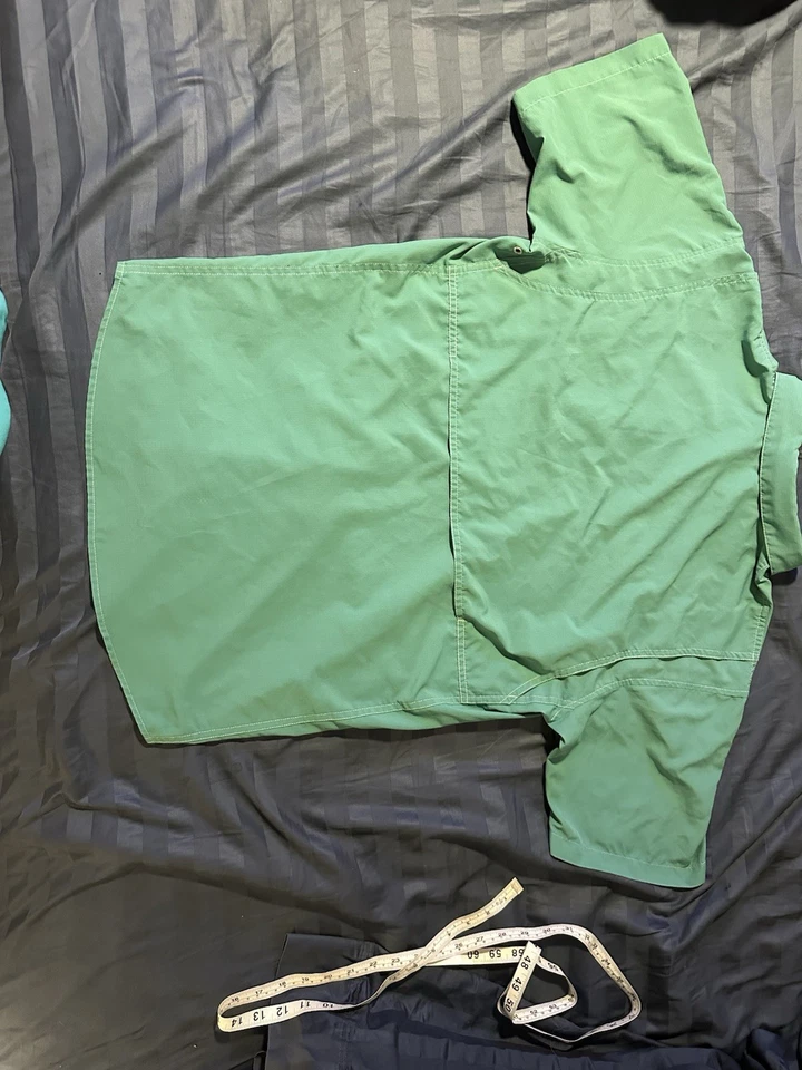 Camisa de pesca leve Patagonia masculina Sol Patrol II tamanho M ventilada azul-petróleo 51884 - Imagem 4 de 4