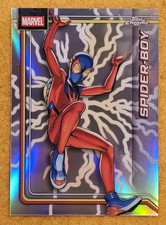 2026 Topps Chrome Marvel - Spider-Boy - Lightning Refractor - #160