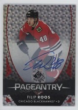 2023-24 SP Authentic Pageantry Auto Filip Roos #P-19 Auto vs3