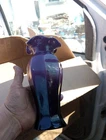 Fenton glass Purple Cobalt vase