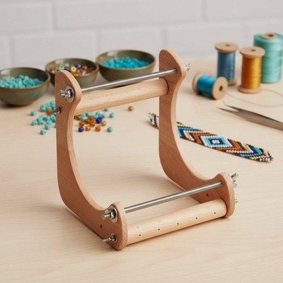 Wooden Beading Loom Accessories Craft Bead Weaving Loom DIY Bracelet Loom