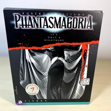 1995 Sierra PHANTASMAGORIA Win 95/3.1  PC Game w/7 Discs Complete Big Box CIB