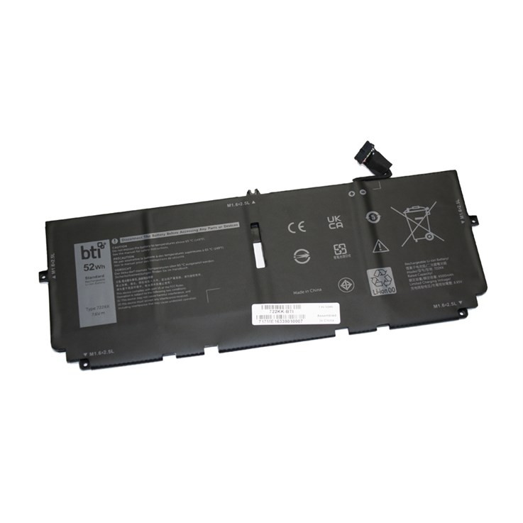 BTI CN-0WN0N0 compatible 52Wh 4-cell battery for DELL XPS 13 9300
